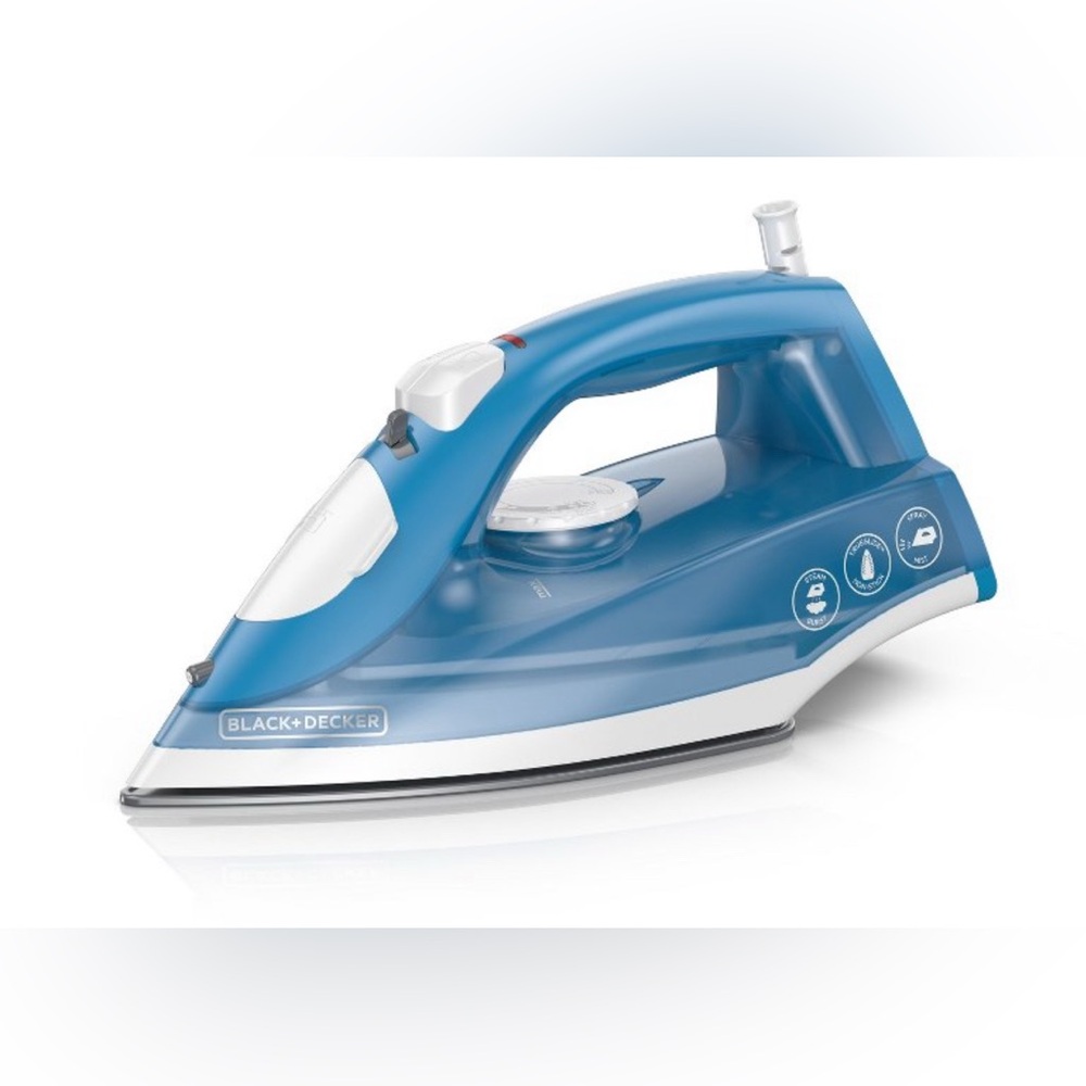Black & Decker Blue Steam Iron with Variable Control